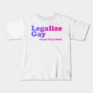 Legalize Gay Vintage Retro California LGBT Kids T-Shirt